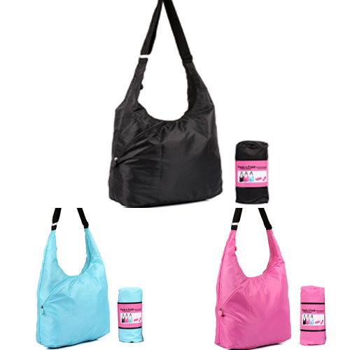 Pack N Fold Foldable Lightweight Water Resistant Hobo Bag