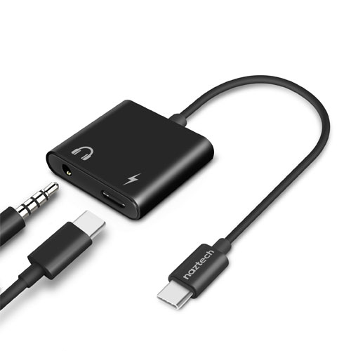 Naztech USB-C To 3.5mm Charge And Audio Adapter