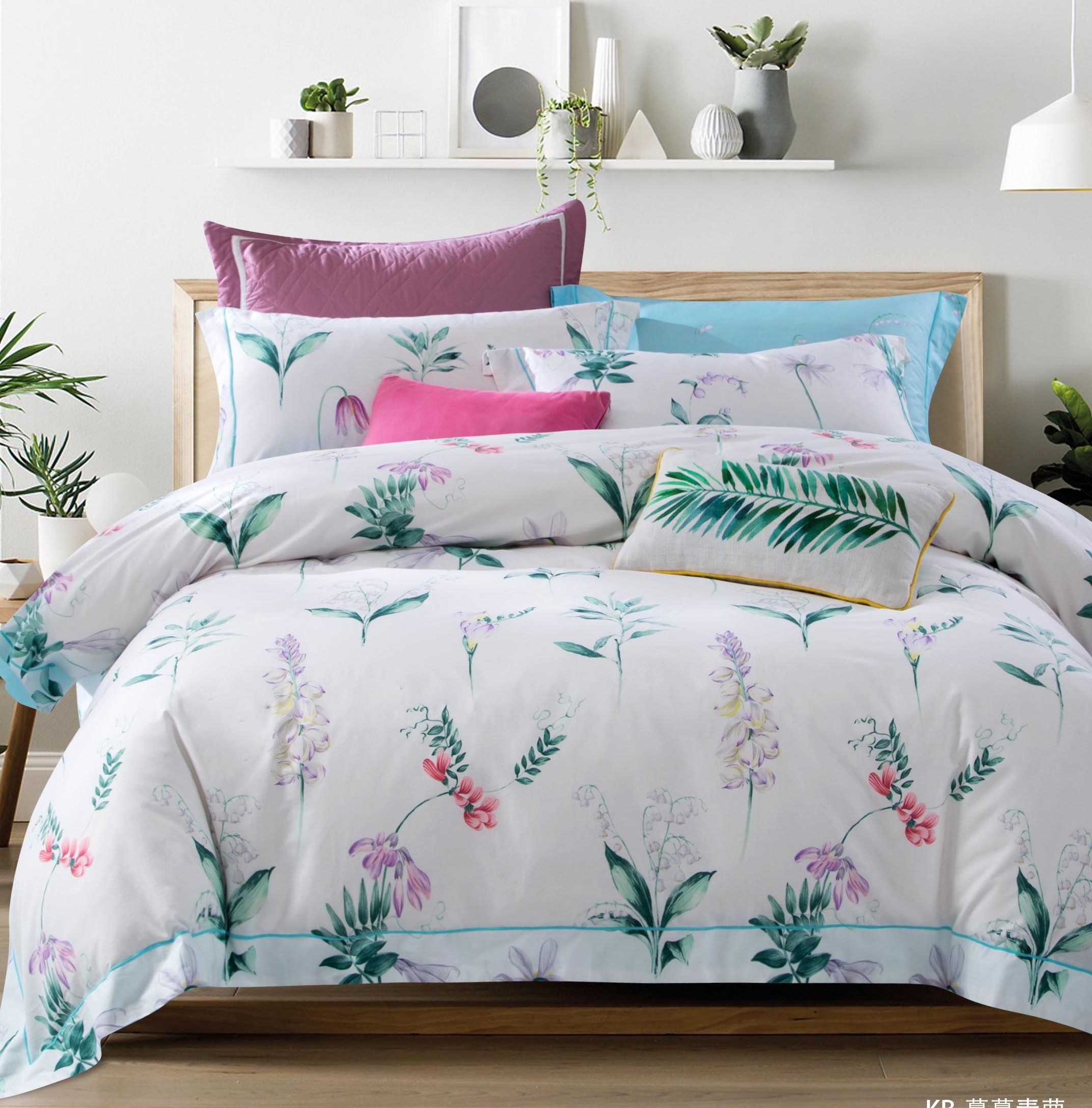 Anastasia 100% Cotton 3 Pieces Comforter Set