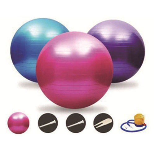 Non Slip Yoga Stability Ball With Inflator - 3 Colors