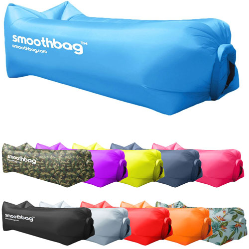 Portable Inflatable Pop-Up Lounging Sofa with built-in Headrest