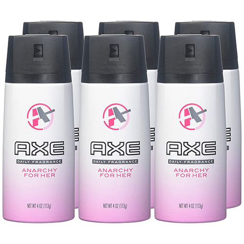 6 Pack Axe Daily Fragrance Anarchy for Her