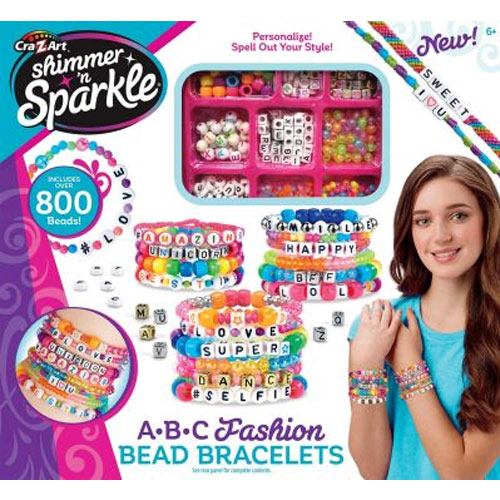 Shimmer Sparkle Diy Abc Fashion Beads