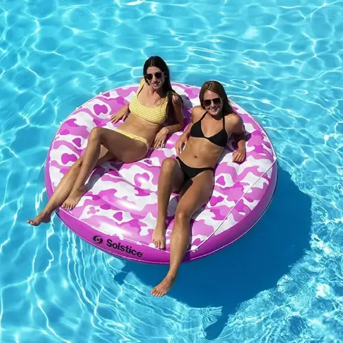 Camo Print Inflatable Pool Island