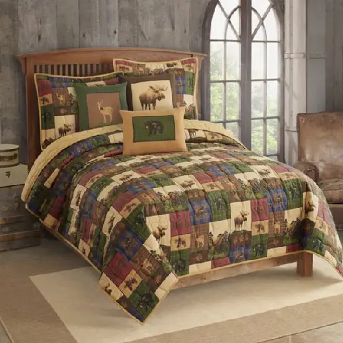 The Lodge Quilt and Sham Set