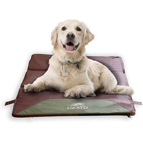 Rechargeable Pet Bed Mattress with Removable Heating Pad