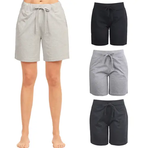 Sofra Ladies Jersey Shorts Pack of 3