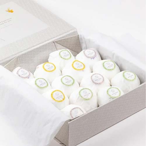Set Of 14 Big Relaxing Bath Bombs In A Gift Box