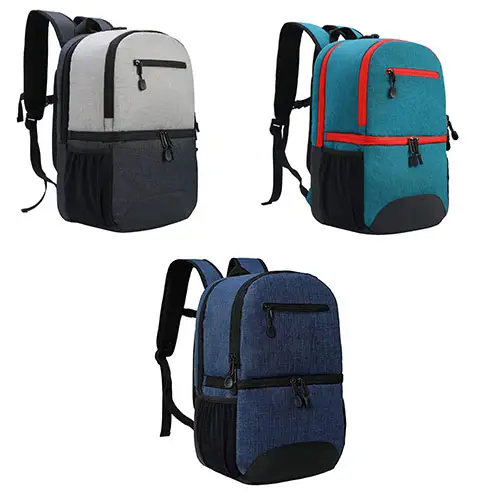 Insulated 2-in-1 Lunch Backpack with Cooler Compartment
