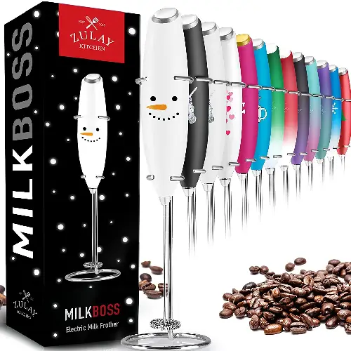 Milk Frother With Stand (Christmas Edition)