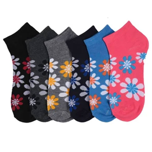 One Dozen Mamia Spandex Socks (Cheer) - 04-6, 06-8, 09-11