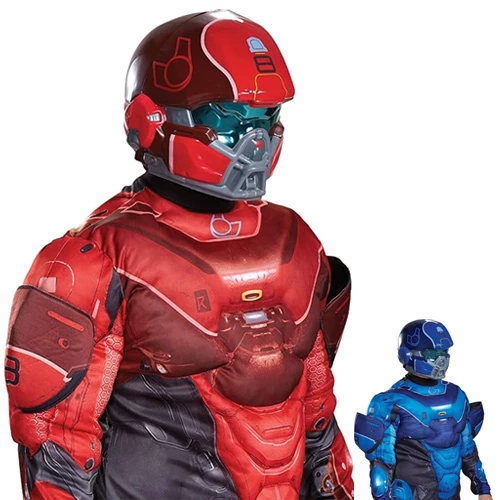 Men's Halo  Spartan Muscle Costume