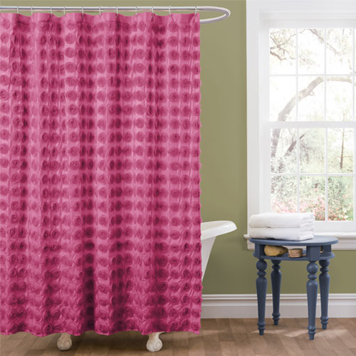 Lush Decor Emma Shower Curtain 72 by 72-Inch