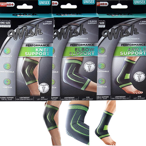 1 or 2 Pack Flexible Stretch Joint compression sleeve support brace
