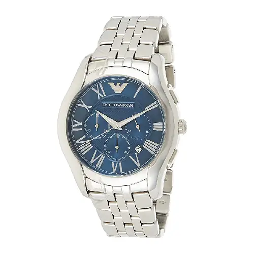 Emporio Armani Mens Classic Stainless Steel Wrist Watch