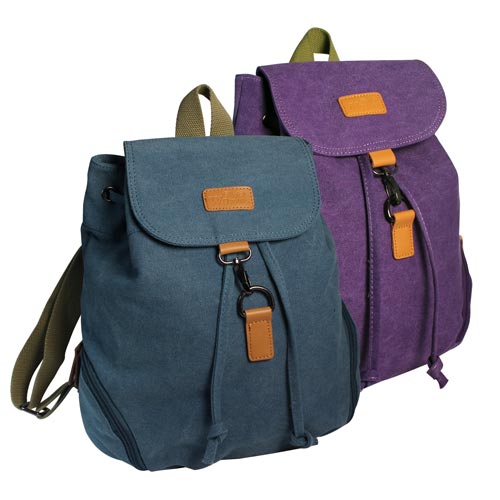 Canvas Drawstring Backpack
