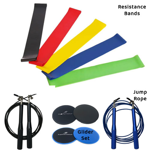 5 Pack Strength And Stability Home Fitness Cardio Bundle