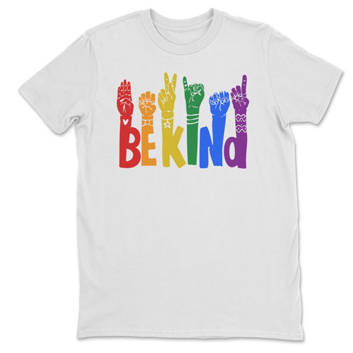 Be Kind Pride Tee Regular Fit Stylish T Shirts