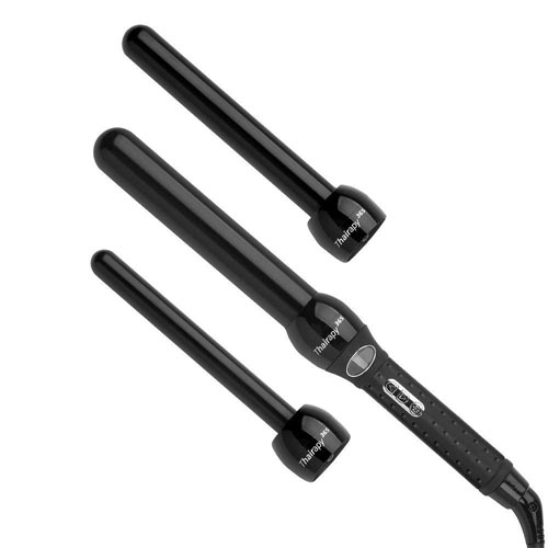Tri-Curl, Multi Barrel Digital Clipless Curling Iron