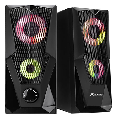 Xtrike Me 2.0 Stereo Gaming Speaker With RGB Backlight 3.5 mm jack (Audio), USB (Power)
