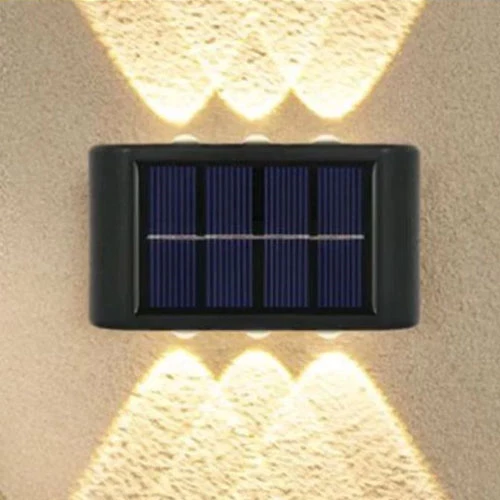 4-Pack Solar Outdoor Wall LED Light