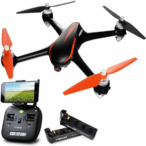 Force1 F200W Shadow Renewed Drone with Camera and GPS For Kids and Adults